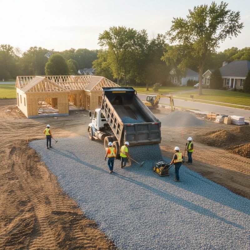 Local Gravel Hauling pros at work